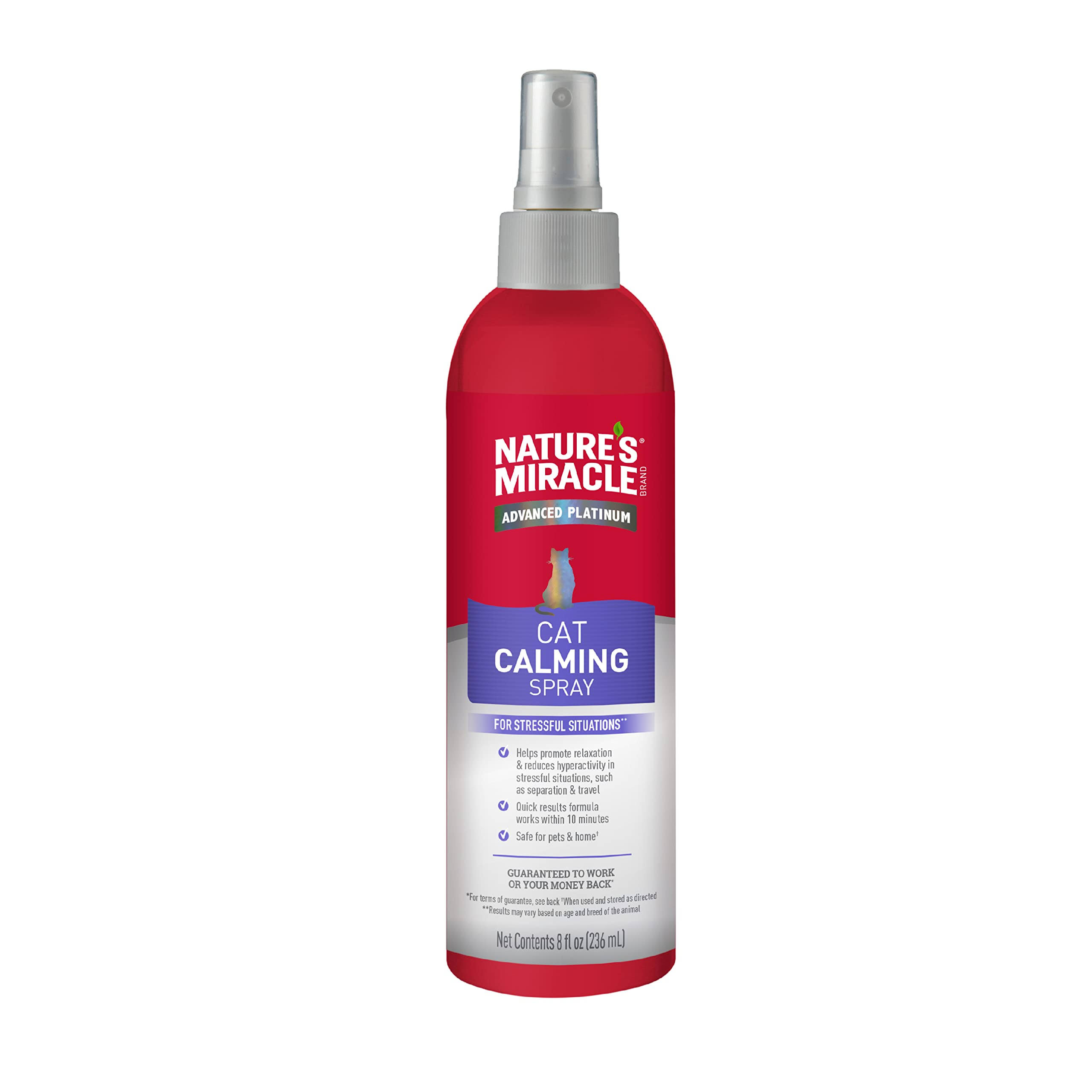 Nature's Miracle Advanced Platinum Cat Calming Spray, 8-oz