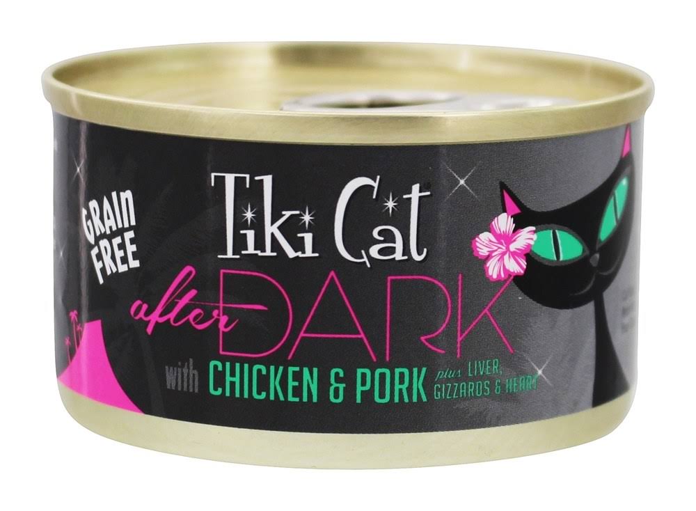 Tiki Cat After Dark Cat Food - Chicken & Pork, 2.8oz