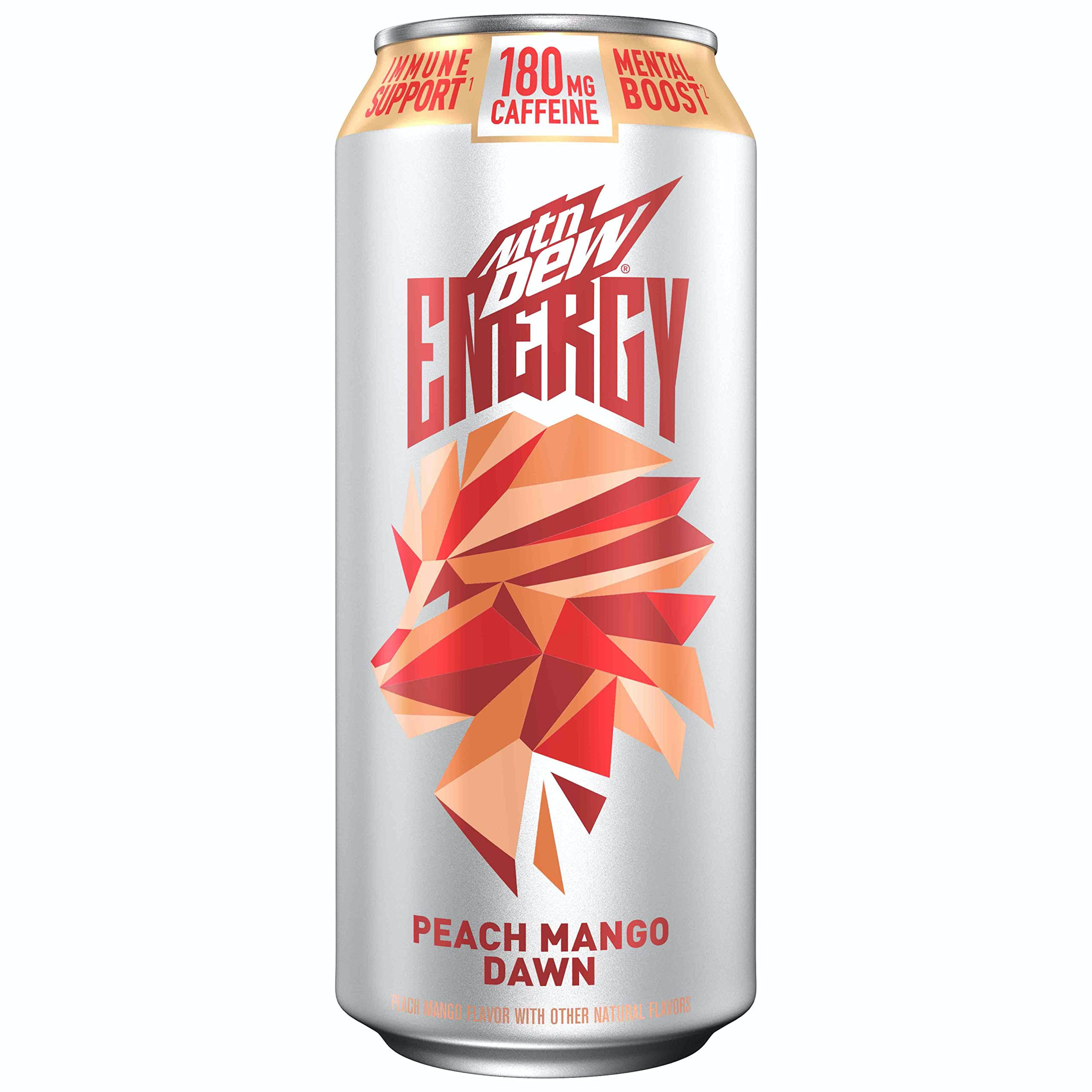 Mountain Dew Rise Energy Energy Drink, Peach Mango Dawn - 16 fl oz