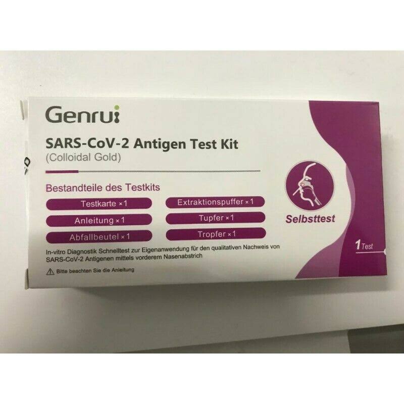 Genrui Sars-CoV-2 Antigen Test - 1 Test