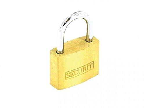 Securit Brass Padlock 3 Keys - 45mm S1156