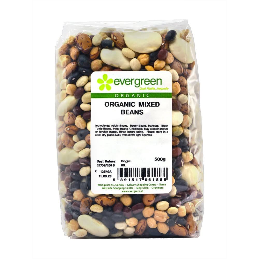 Evergreen Healthfoods Organic Mixed Beans - 500g