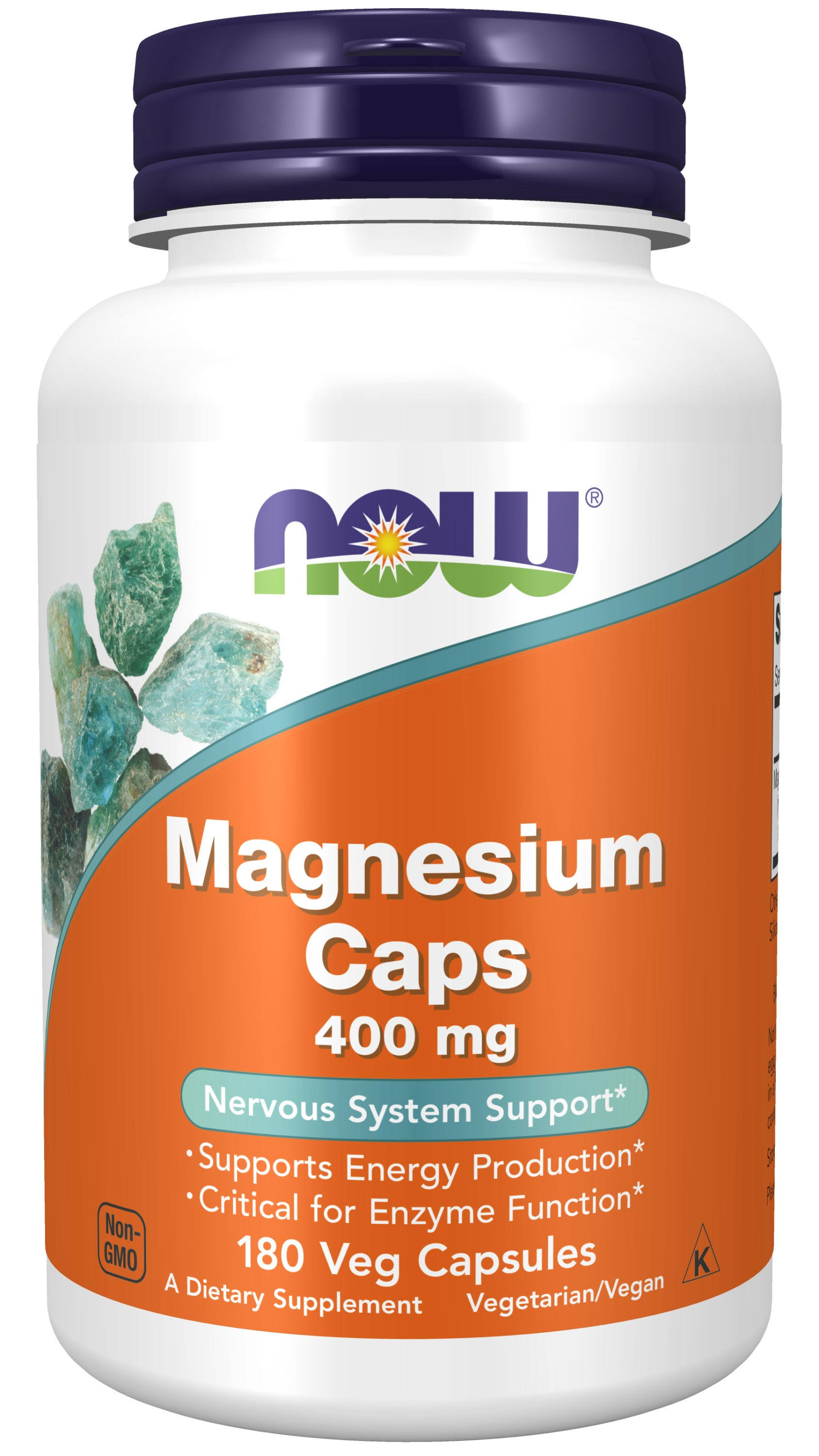 Now Magnesium Caps - 180 capsules