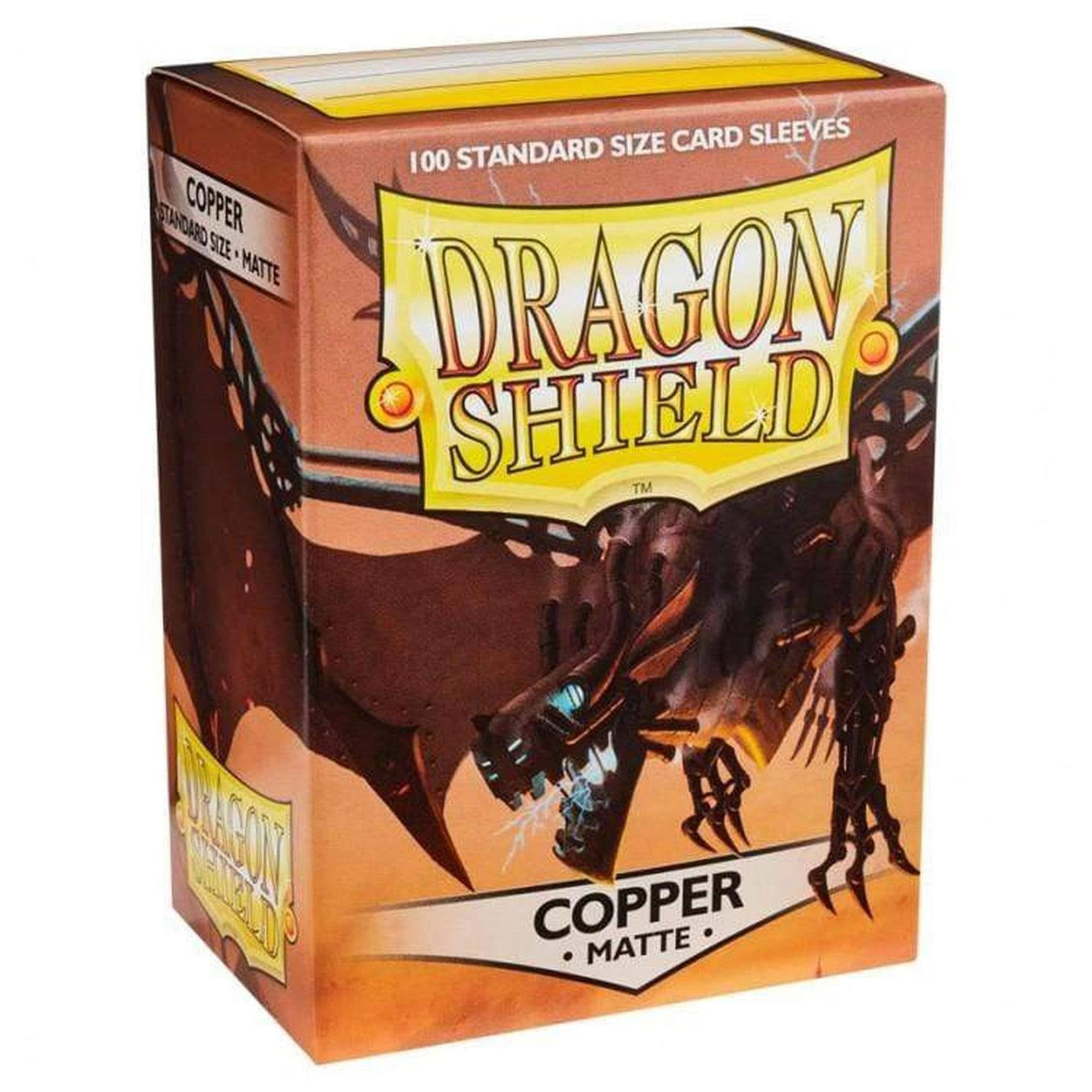 Dragon Shield Card Sleeve - Matte Copper, 100 Sleeves