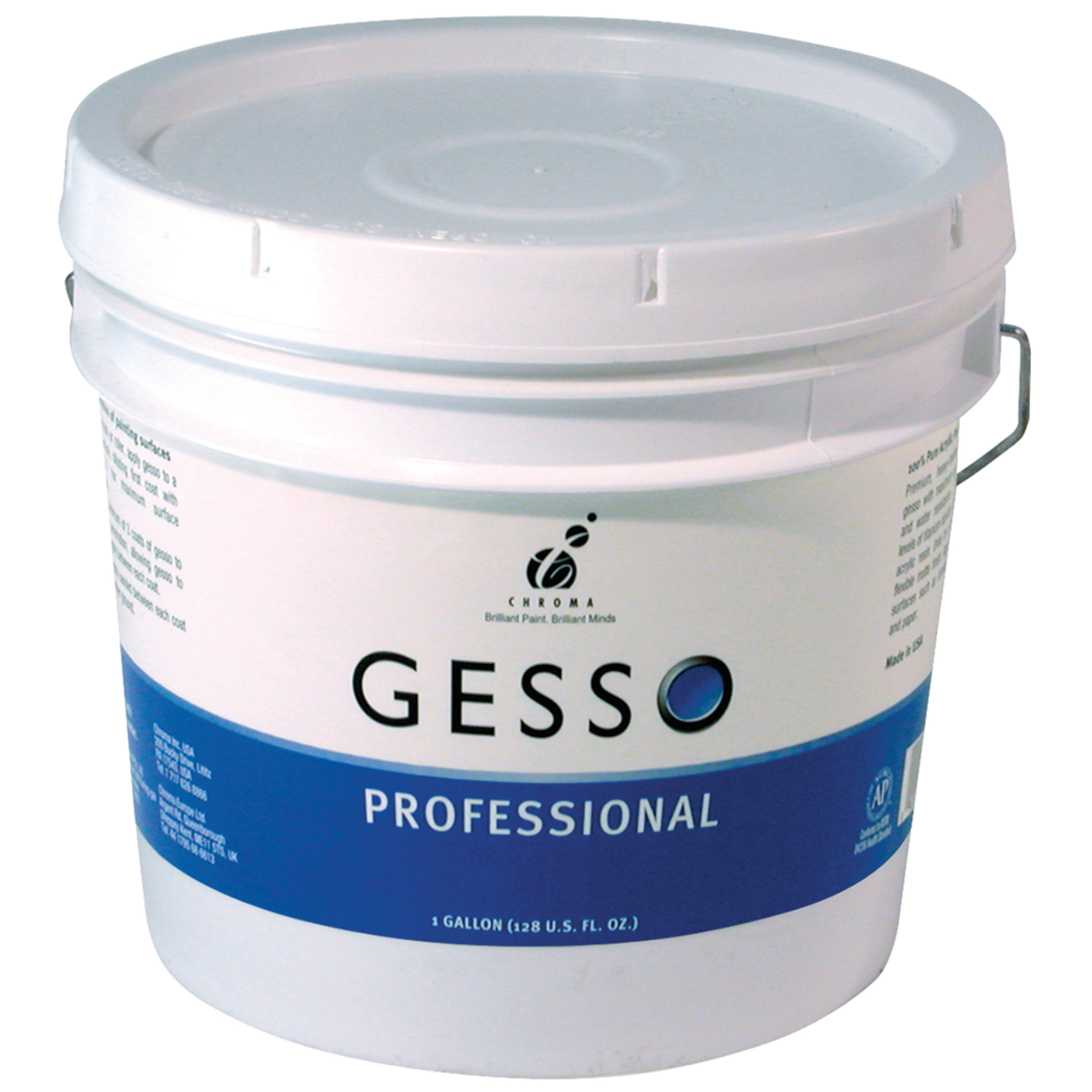 Chroma - Professional Gesso - Gallon, White