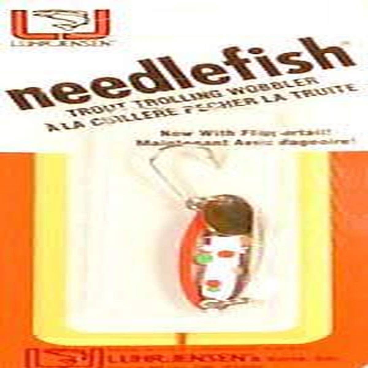 Luhr Jensen Needlefish Spoon, Nickel/Bikini, 1 | Boating & Fishing