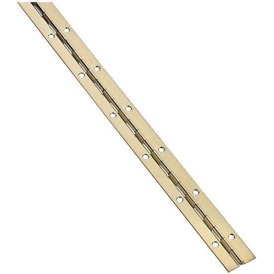 National Hardware V570 Series N148-353 Continuous Hinge, Steel, Brass