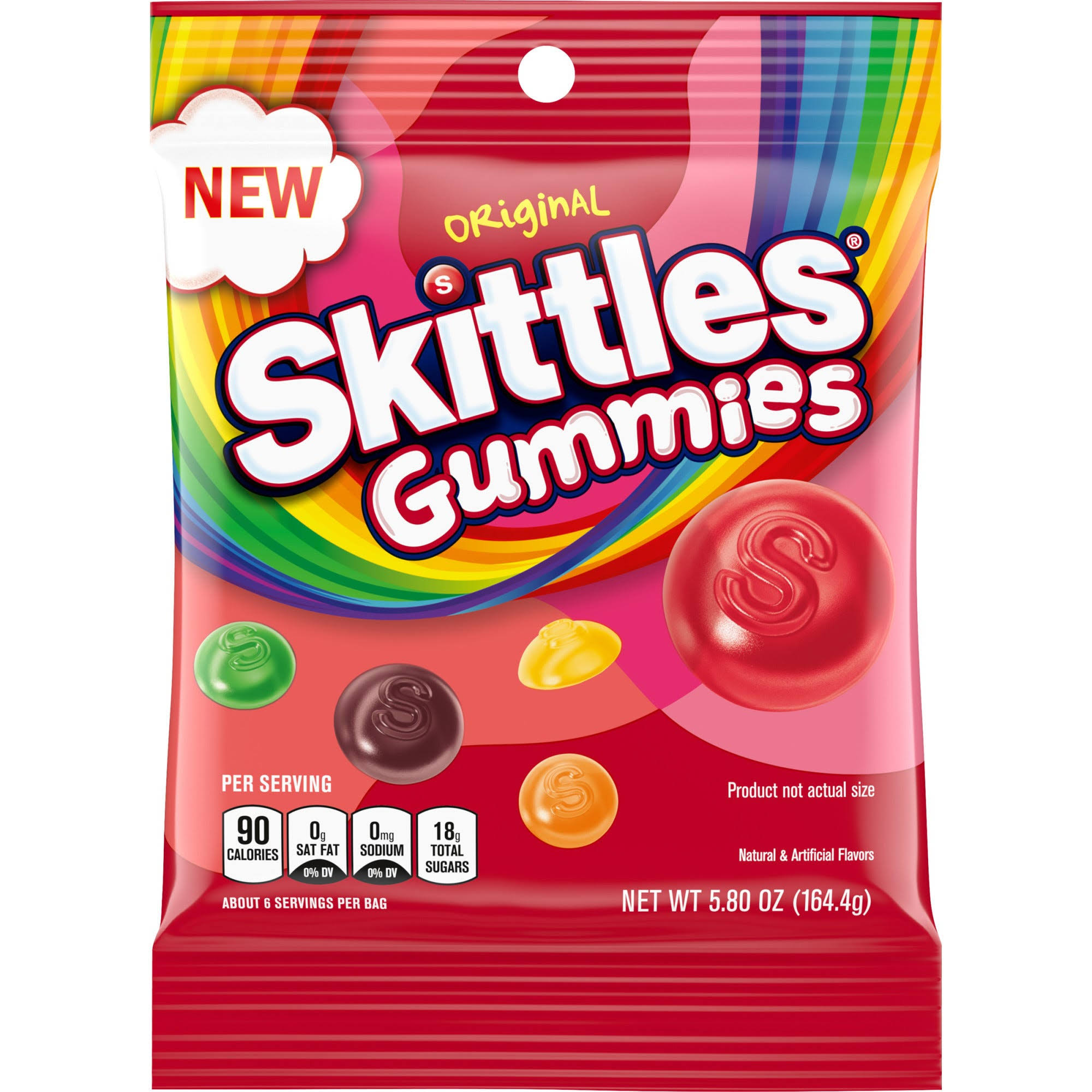 Skittles Gummies, Original - 5.80 oz