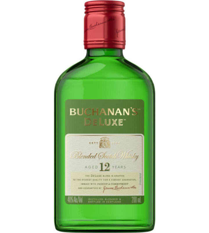 Buchanans Deluxe 12 Year Blended Scotch Whisky - 200ml