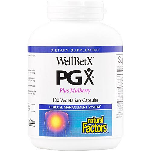 Natural Factors WellBetX PGX Plus Mulberry - 180 Vegetarian Capsules