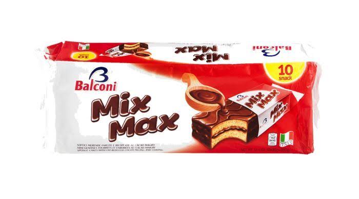 Balconi Mix Max Sponge Cakes - 10 Snack