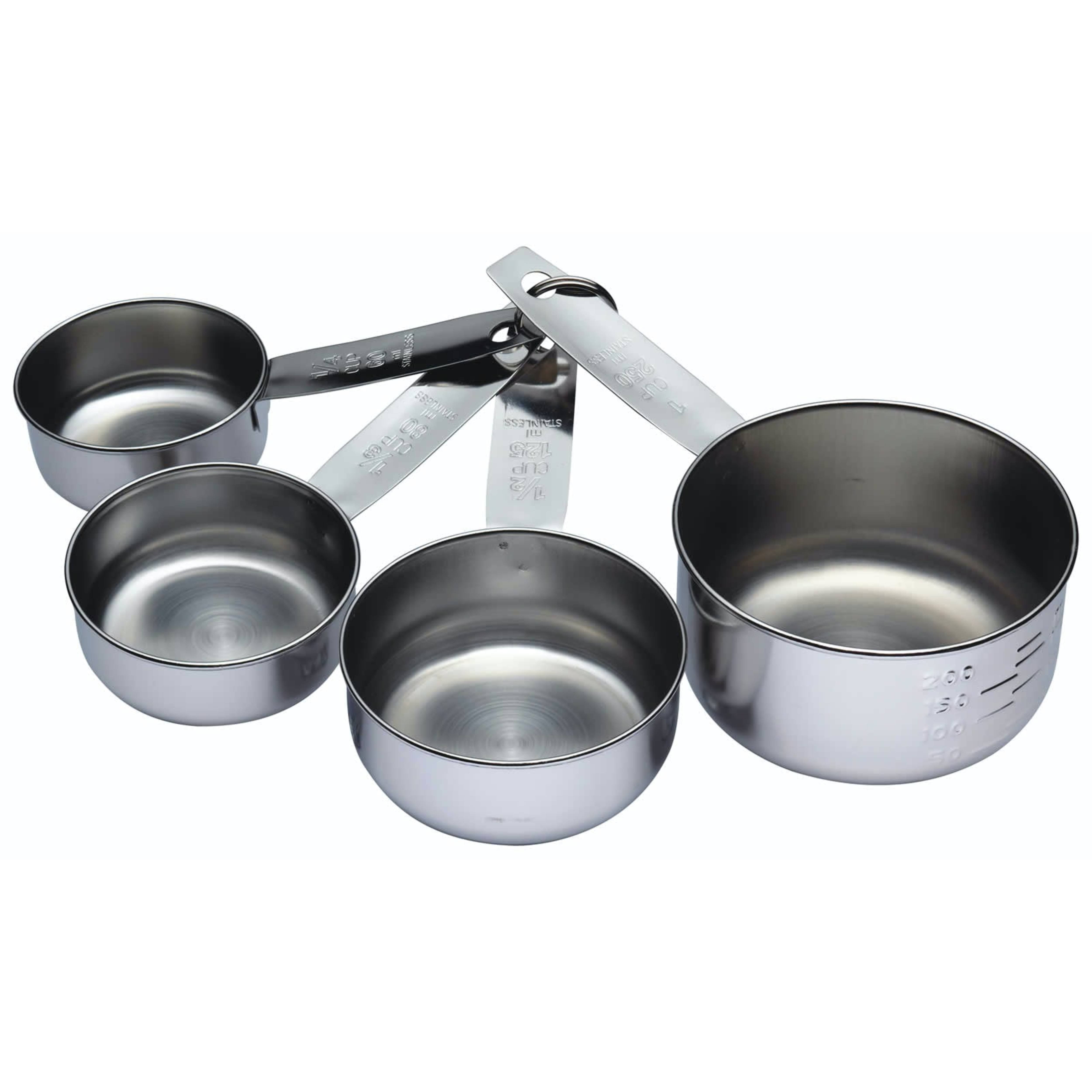 Kitchen Craft Stainless Steel Measuring Cups Set