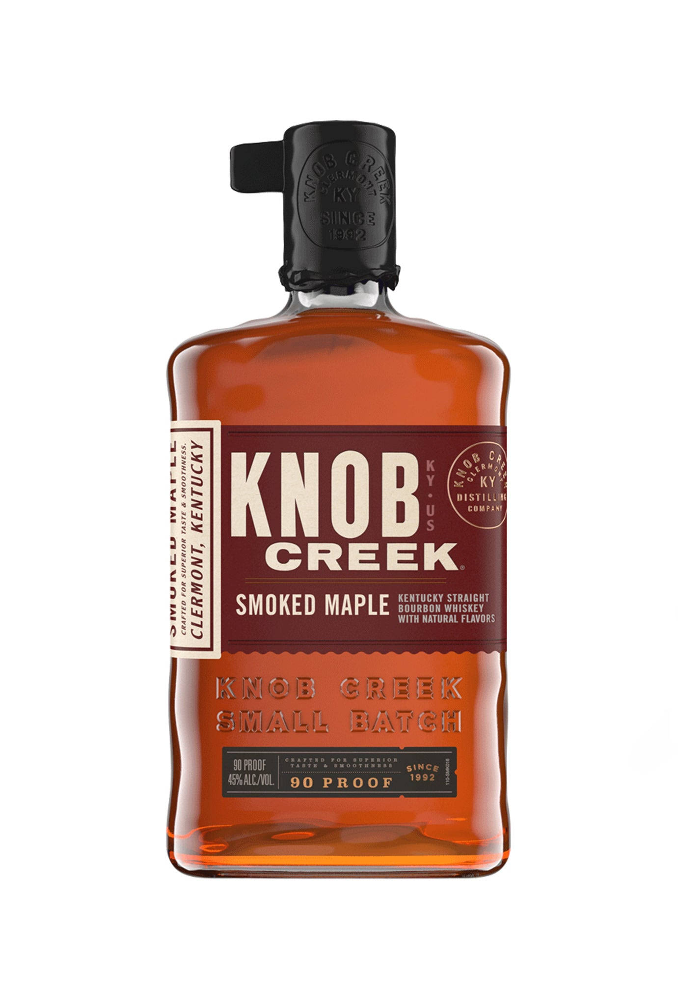 Knob Creek Bourbon Whiskey, Kentucky Straight, Smoked Maple - 750 ml