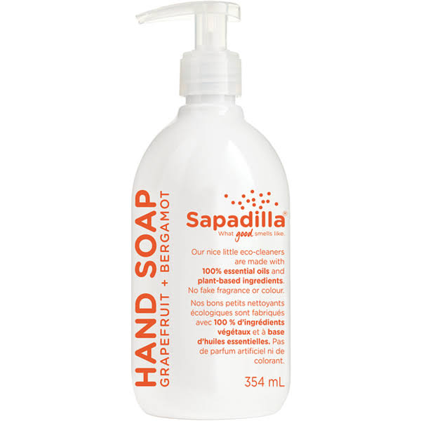 Sapadilla Grapefruit & Bergamot Liquid Hand Soap - 350 ml