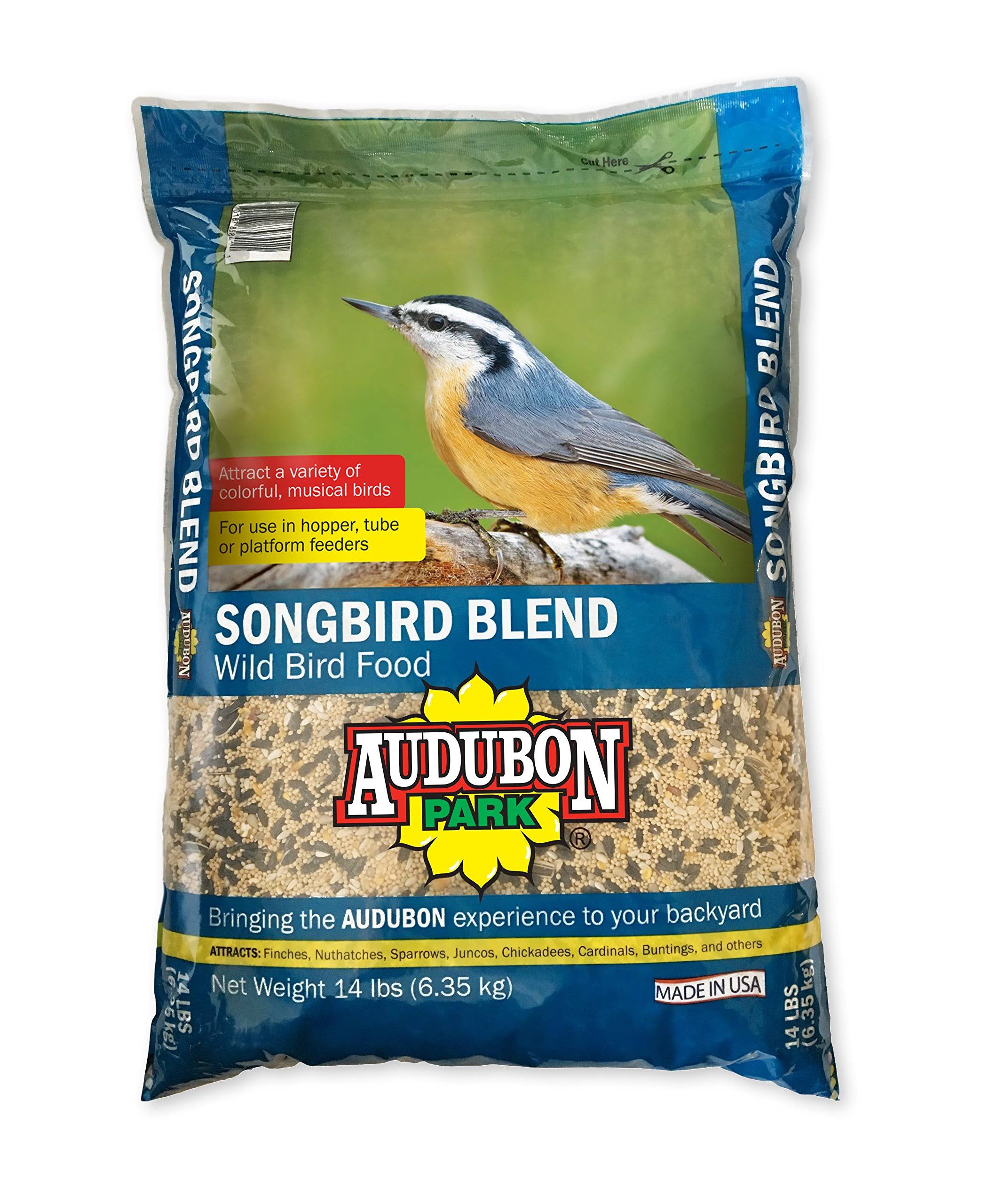 Audubon Park 12241 Wild Bird Food - Songbird Blend, 14lbs
