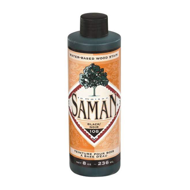 Saman Water-Based Stain - Black TEW-108-8