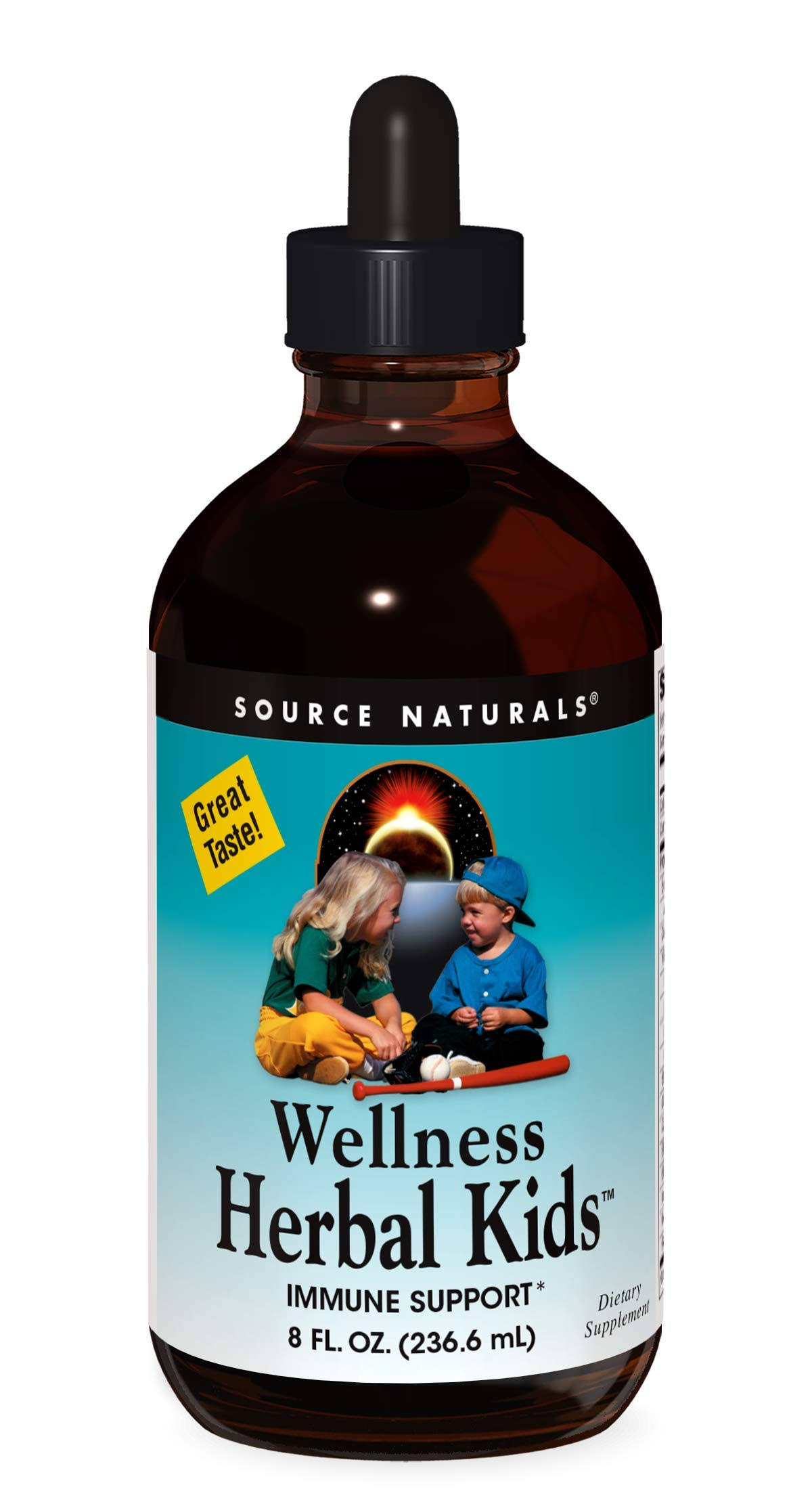 Source Naturals Wellness Herbal Kids Immune Support Liquid - 2oz