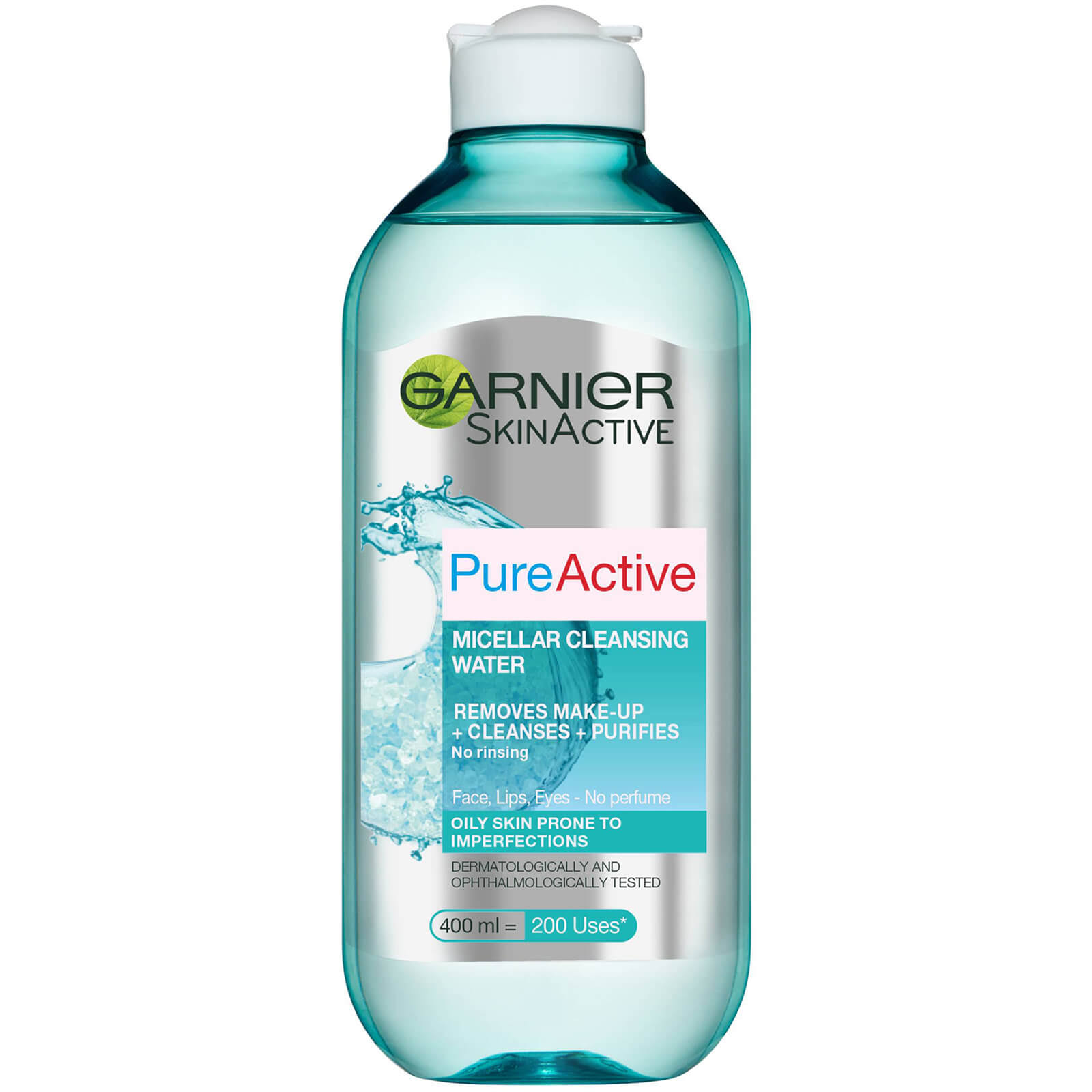 Garnier Pure Active Micellar Water Facial Cleanser - Oily Skin, 400ml