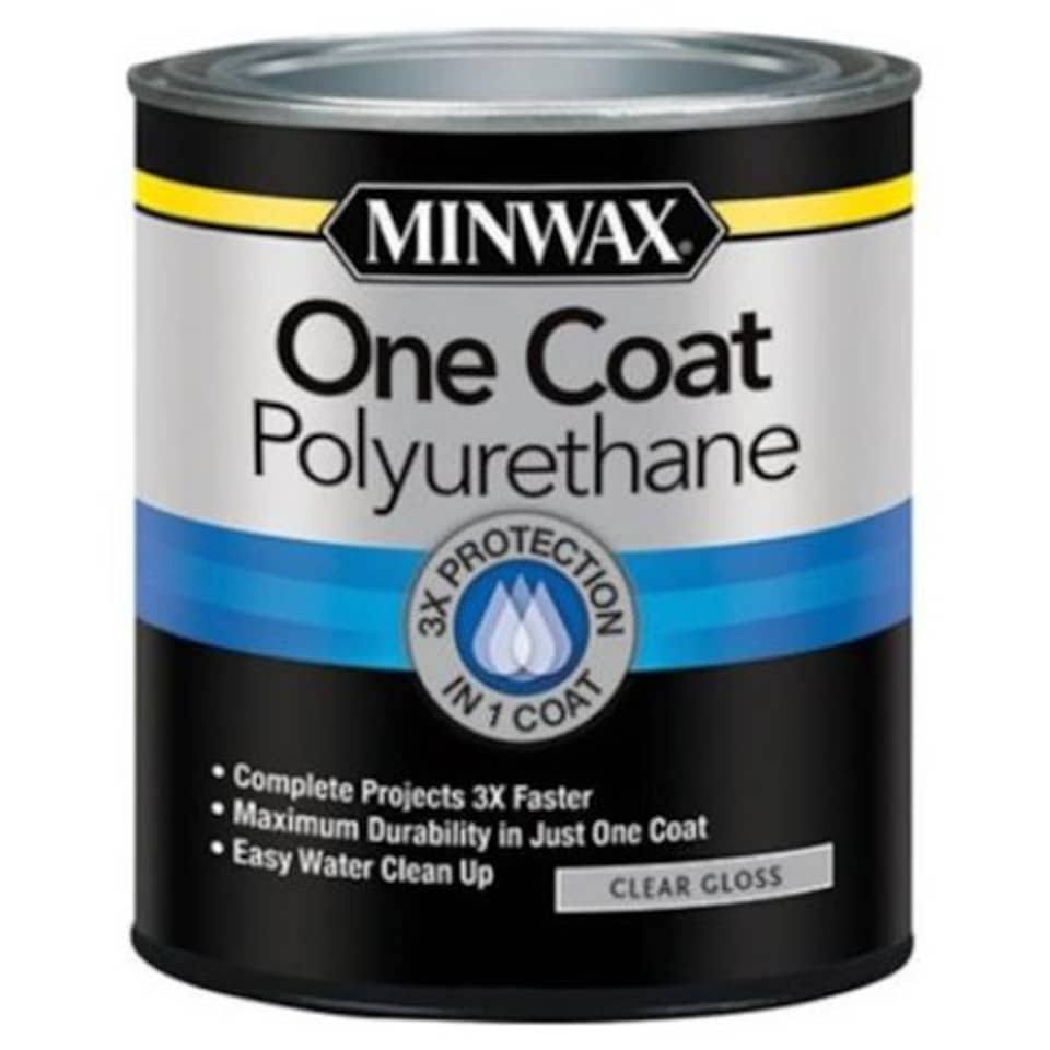 Minwax Gloss Water Based Polyurethane Coat - 1qt