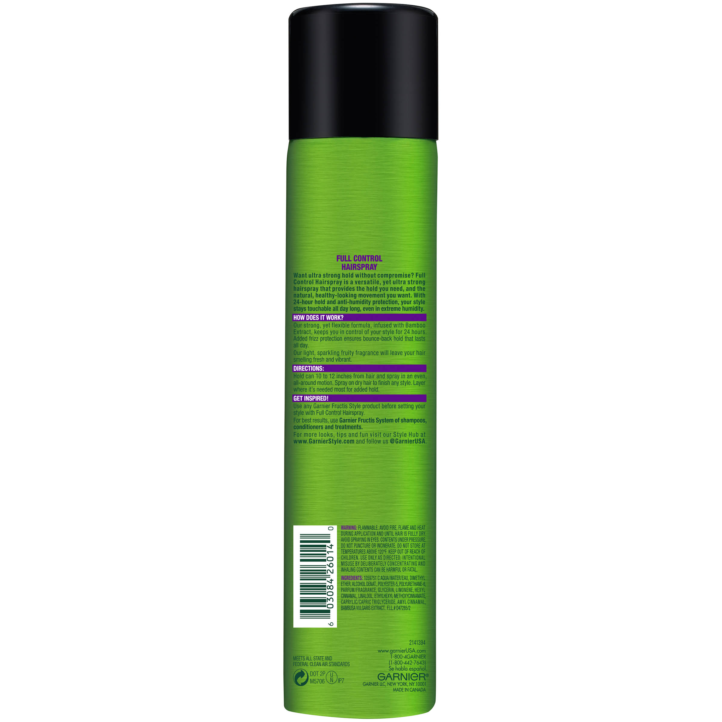 Garnier Style Full Control Hairspray Ultra Strong Hold - 8.25oz