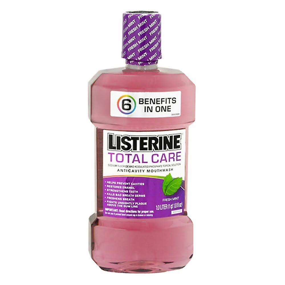 Listerine Total Care Anticavity Mouthwash - Fresh Mint, 1L