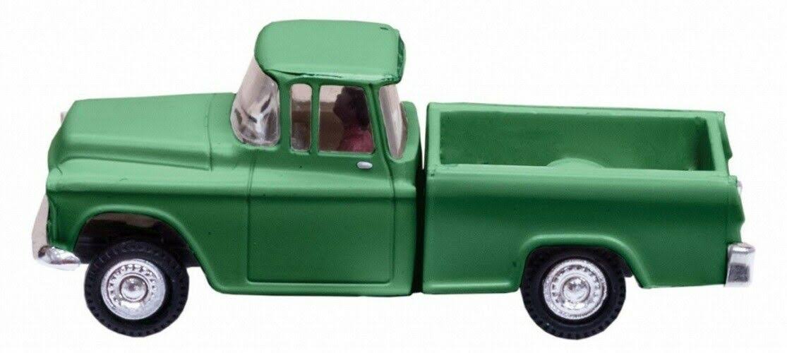 WOODLAND SCENICS HO SCALE GREEN PICKUP LIGHTED BN 5590