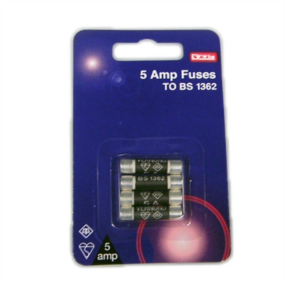 Dencon 5A Fuses - Blister Pack (4)