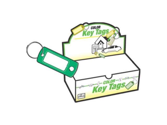 Hy-Ko Products KB138-200 ID Key Ring, Assorted Color - 200 count