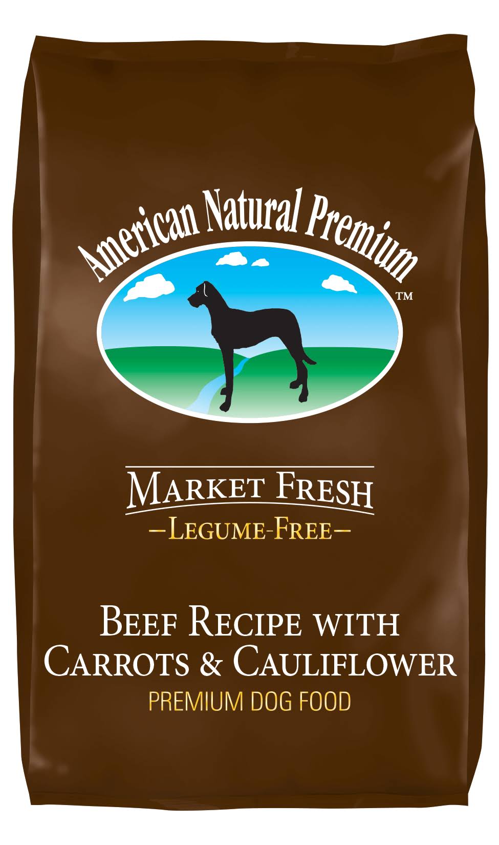 American Natural Premium Market Fresh Beef Recipe with Carrots & Cauliflower Dry Dog Food 4lb Bag