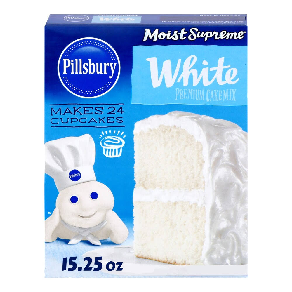 Pillsbury moist supreme premium White cake mix, 15.25 oz