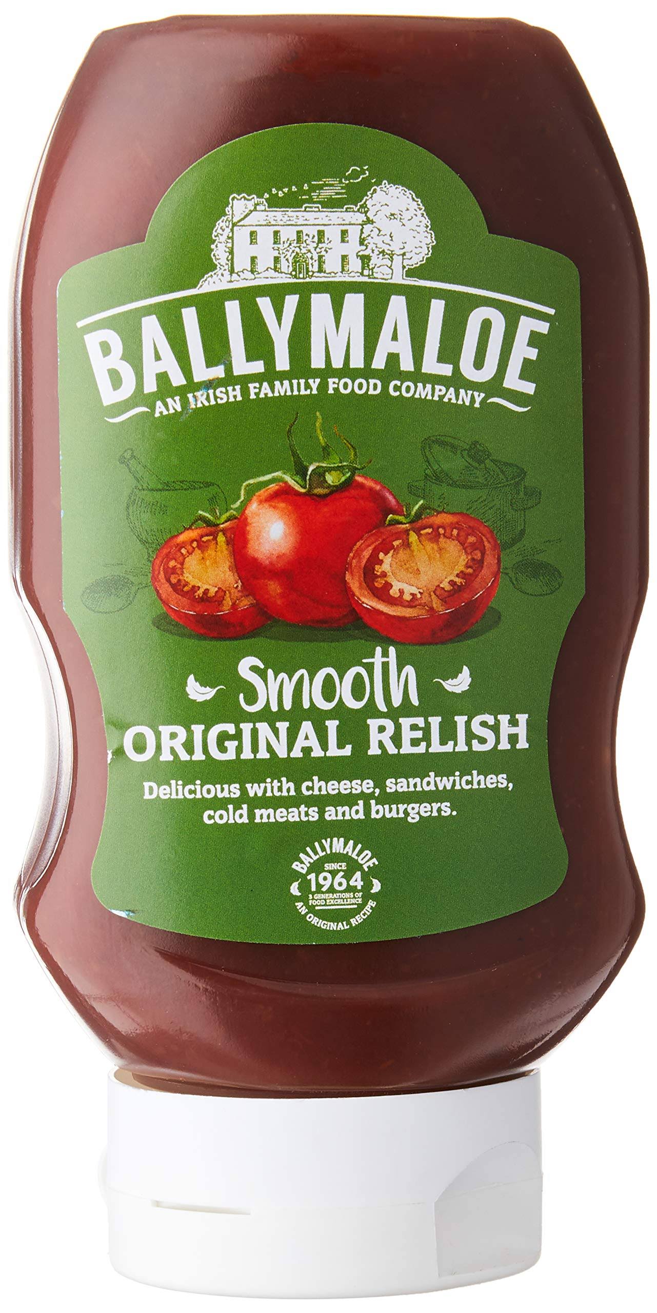 Ballymaloe Original Country Relish Top Down 525g Original Irish Recipe
