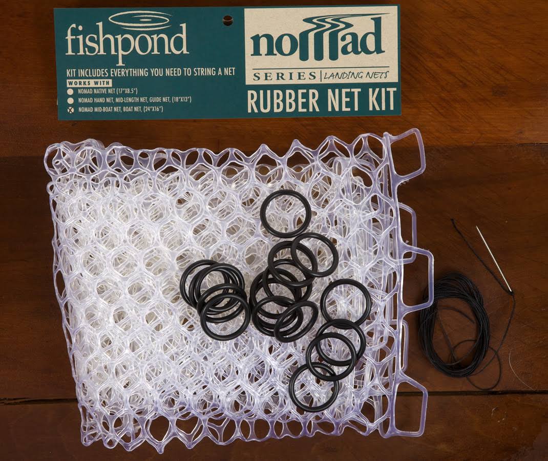 Fishpond Nomad Replacement Rubber Net - 15in Black
