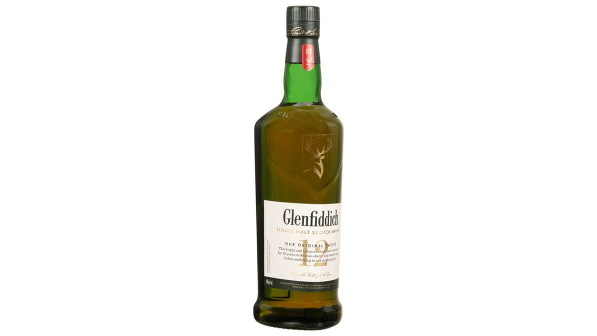 Glenfiddich 12 Year Single Malt Scotch Whisky - 1L