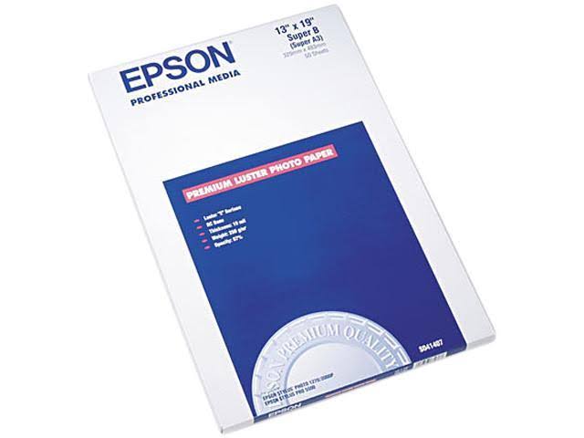 Epson Ultra Premium Photo Paper Luster - 13", 50 Sheets