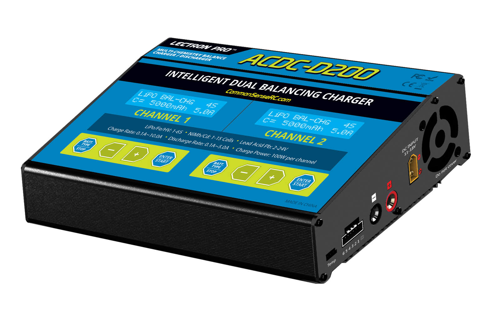Duo Max - 200W 10A Two-Port Multi-Chemistry Balancing Charger (LiPo/LiFe/LiHV/NiMH)