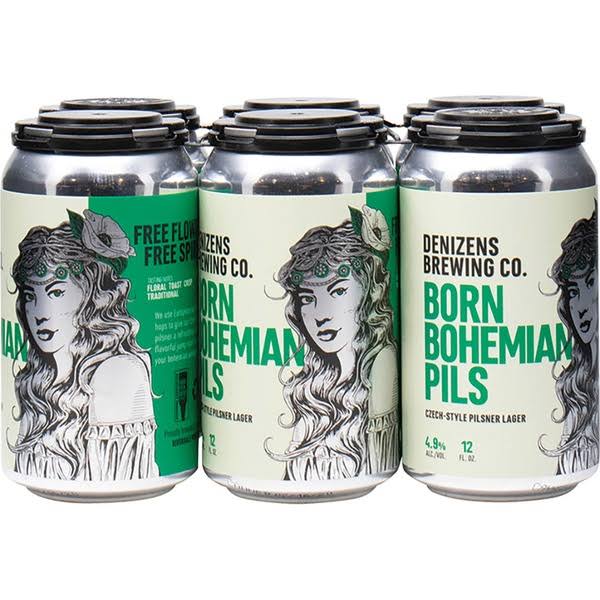 Denizens Brewing Company Born Bohemian Pils - 12 fl oz