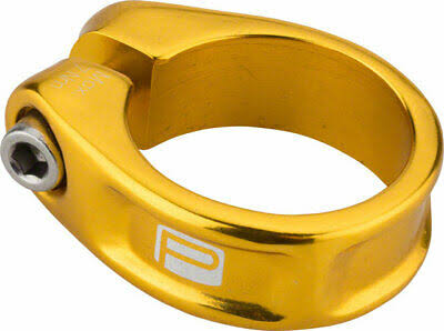 Promax FC 1 Fixed Bicycle Seat Clamp - 31.8mm, Gold