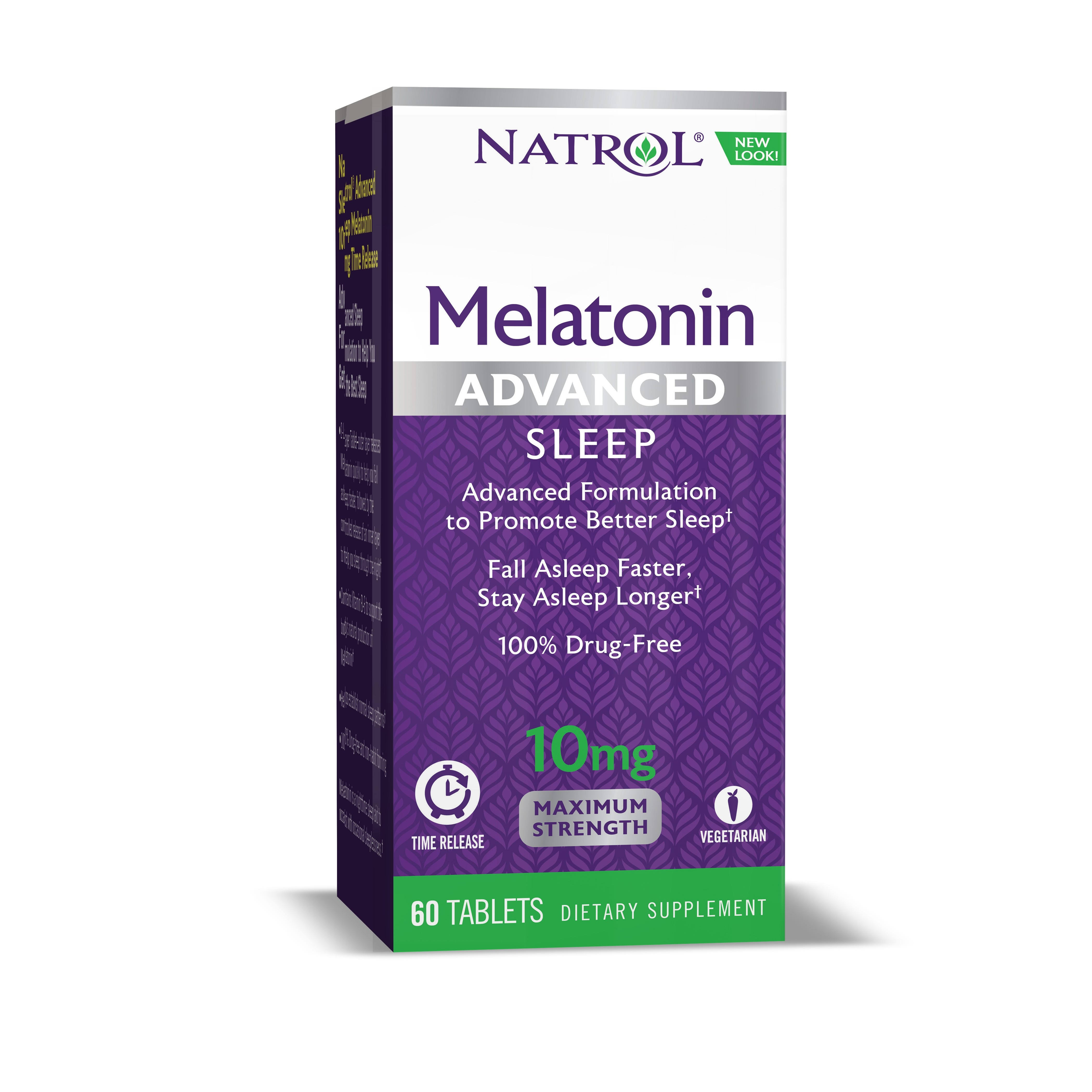 Natrol Advanced Sleep Melatonin Supplement - 60ct
