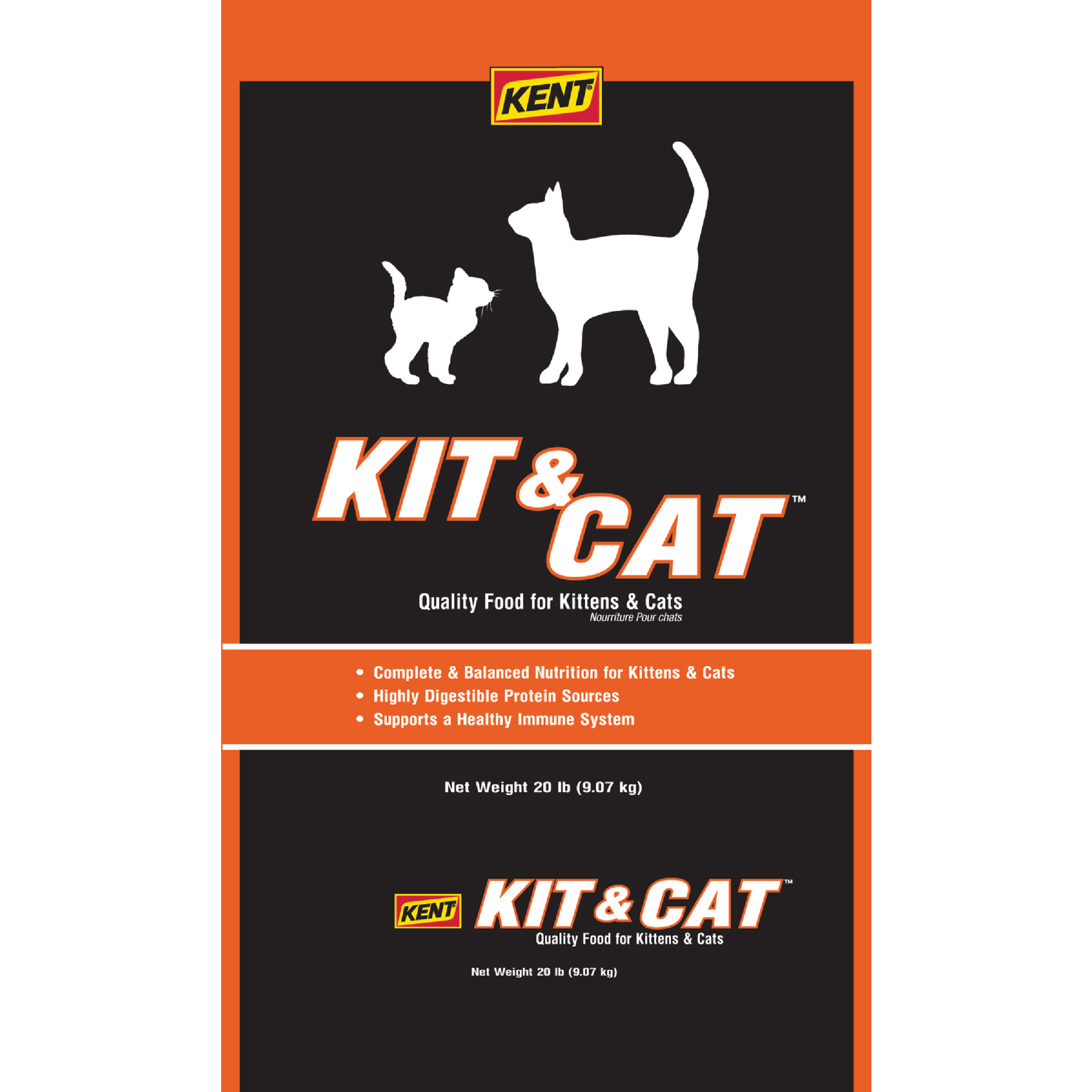 Kent Feeds Kit & Cat Food - 20lbs