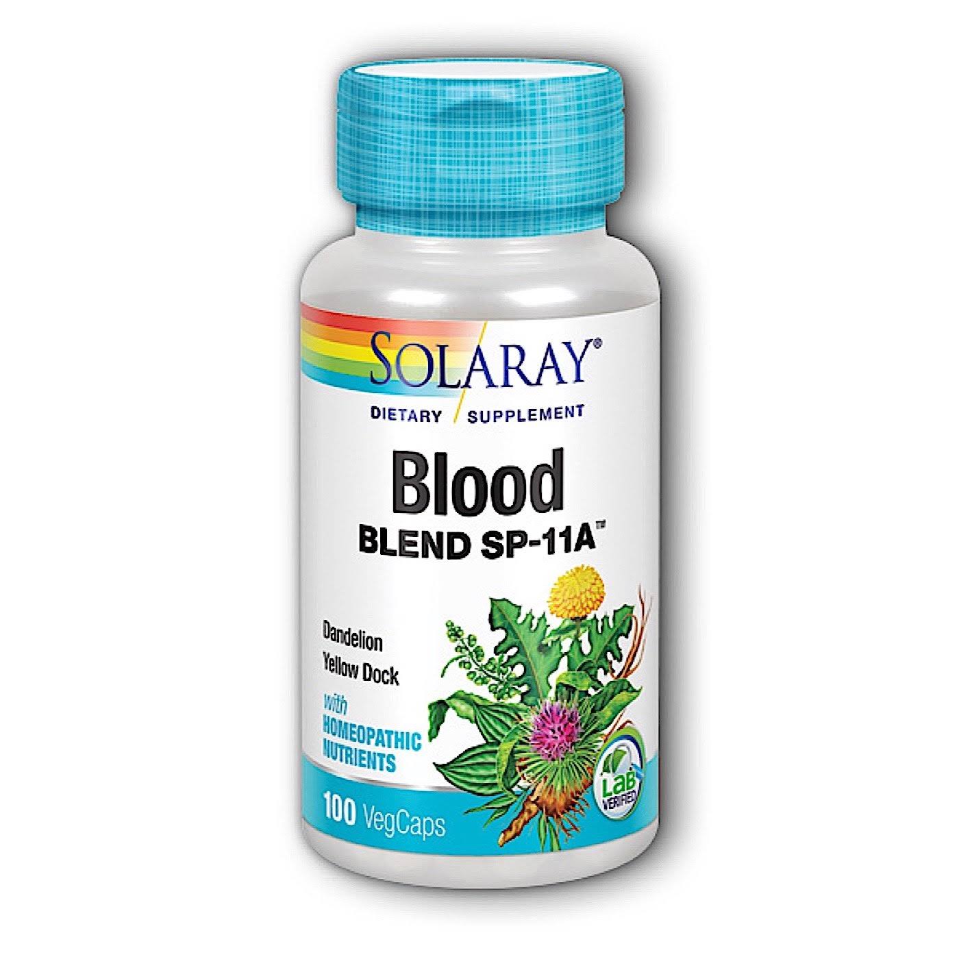 Solaray Blood Blend SP11A Dietary Supplement - 100ct