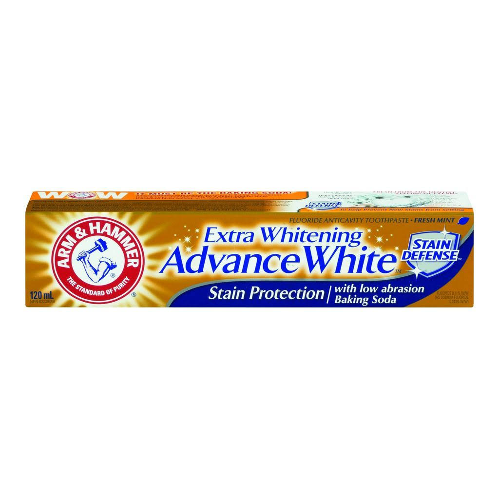 Arm Hammer Extra Whitening Plus Stain Protection Toothpaste - 6oz