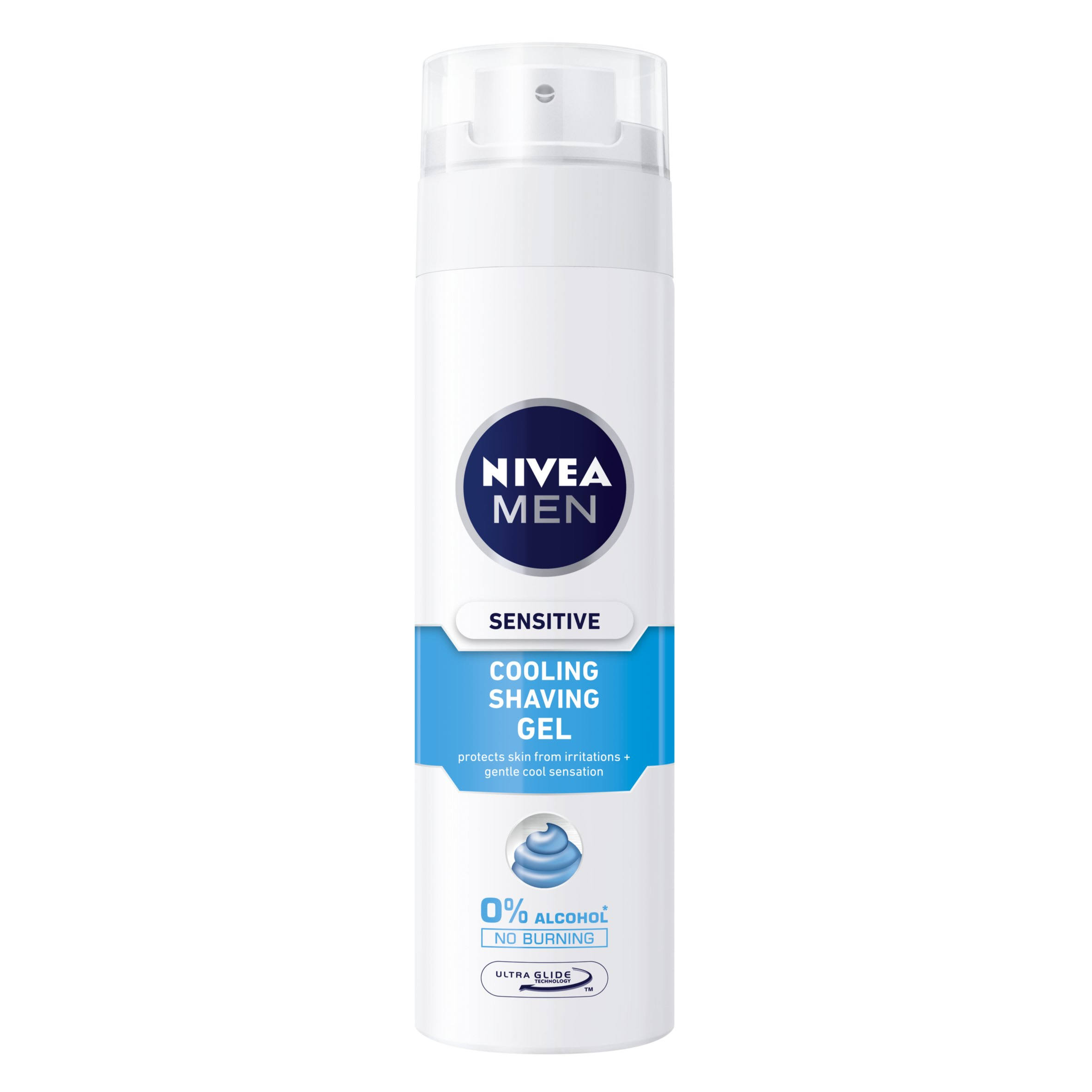 NIVEA Men's Sensitive Cooling Shaving Gel - 200ml