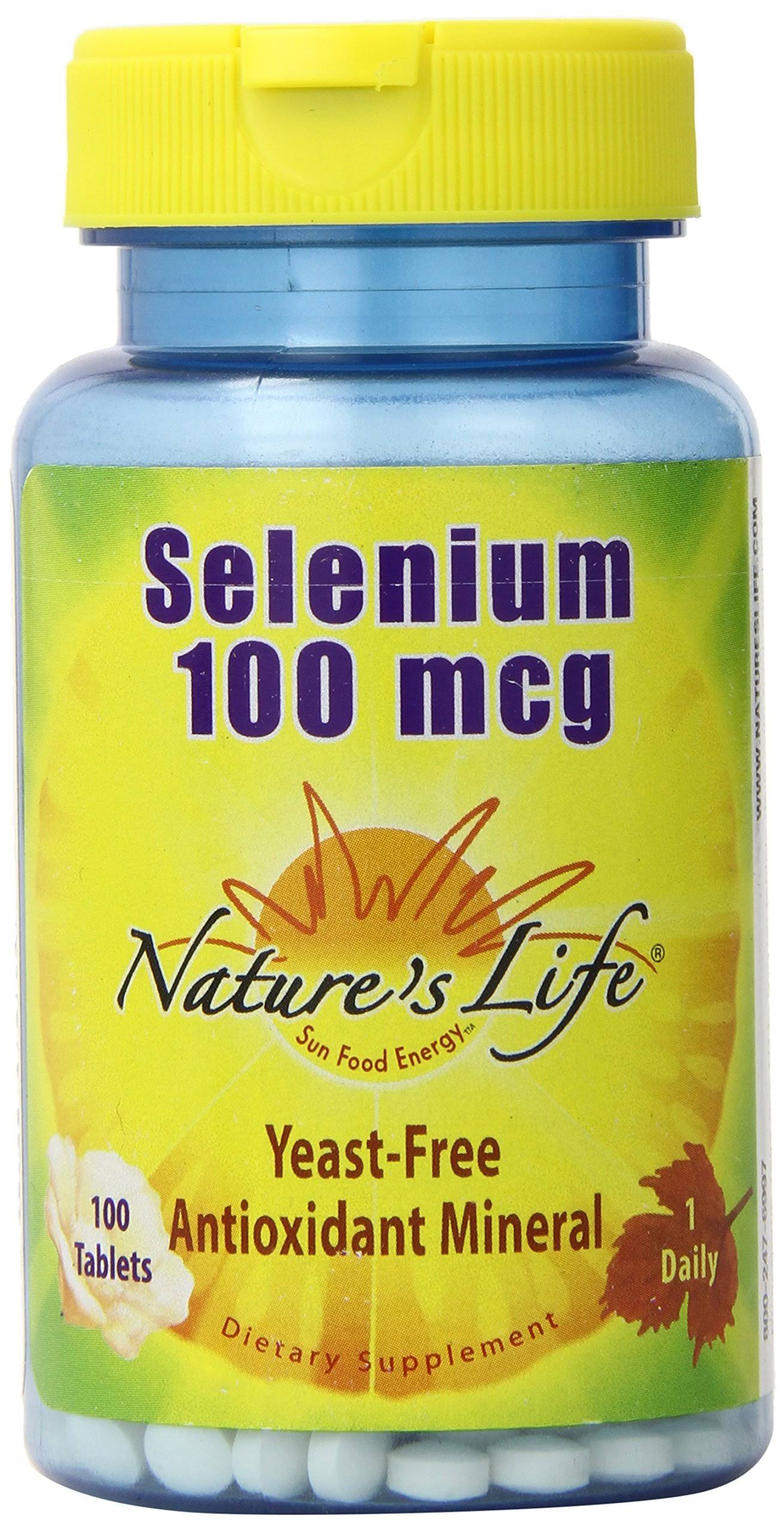 Nature's Life Selenium Supplement - 100Mcg, 100ct