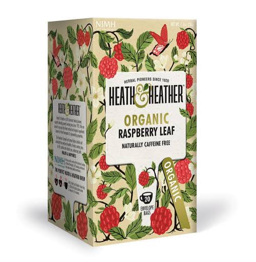 Heath & Heather Organic Raspberry Leaf Tea - 20ct