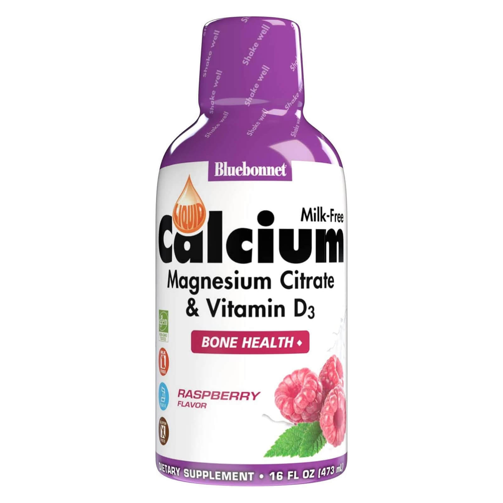 Bluebonnet Nutrition Liquid Calcium Magnesium Citrate Plus Vitamin D3