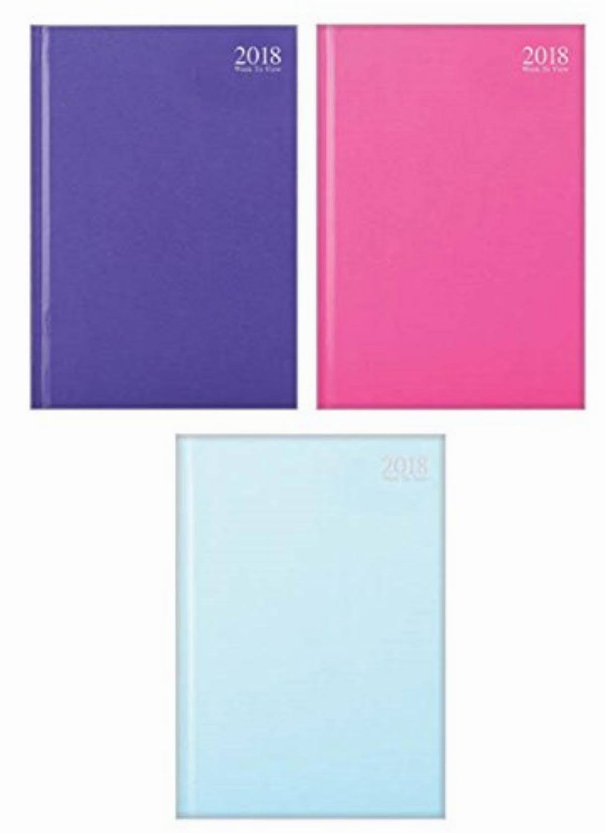 2022 A4 Week to View Pastel Colours Diary