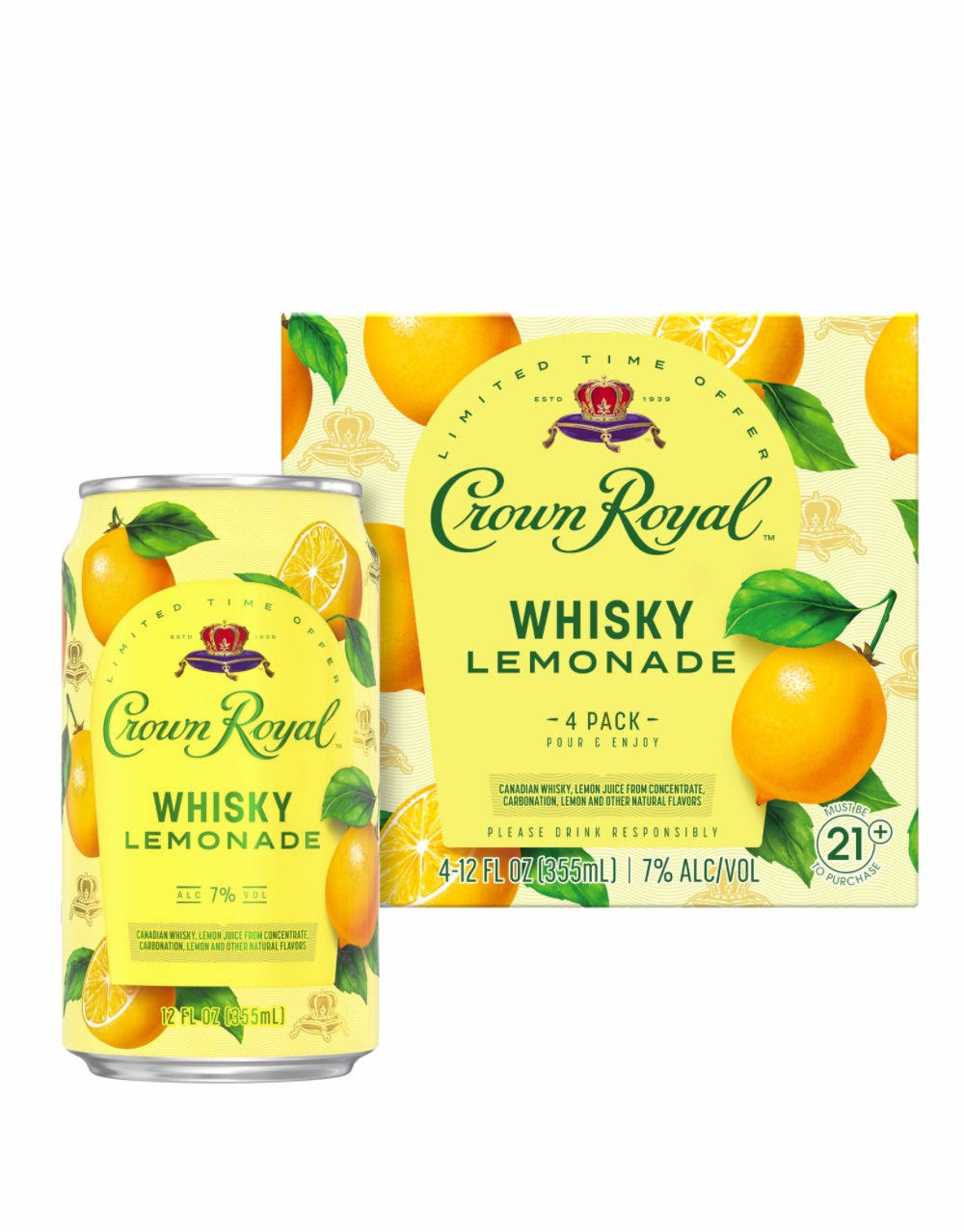 Crown Royal Whisky Lemonade Cocktails