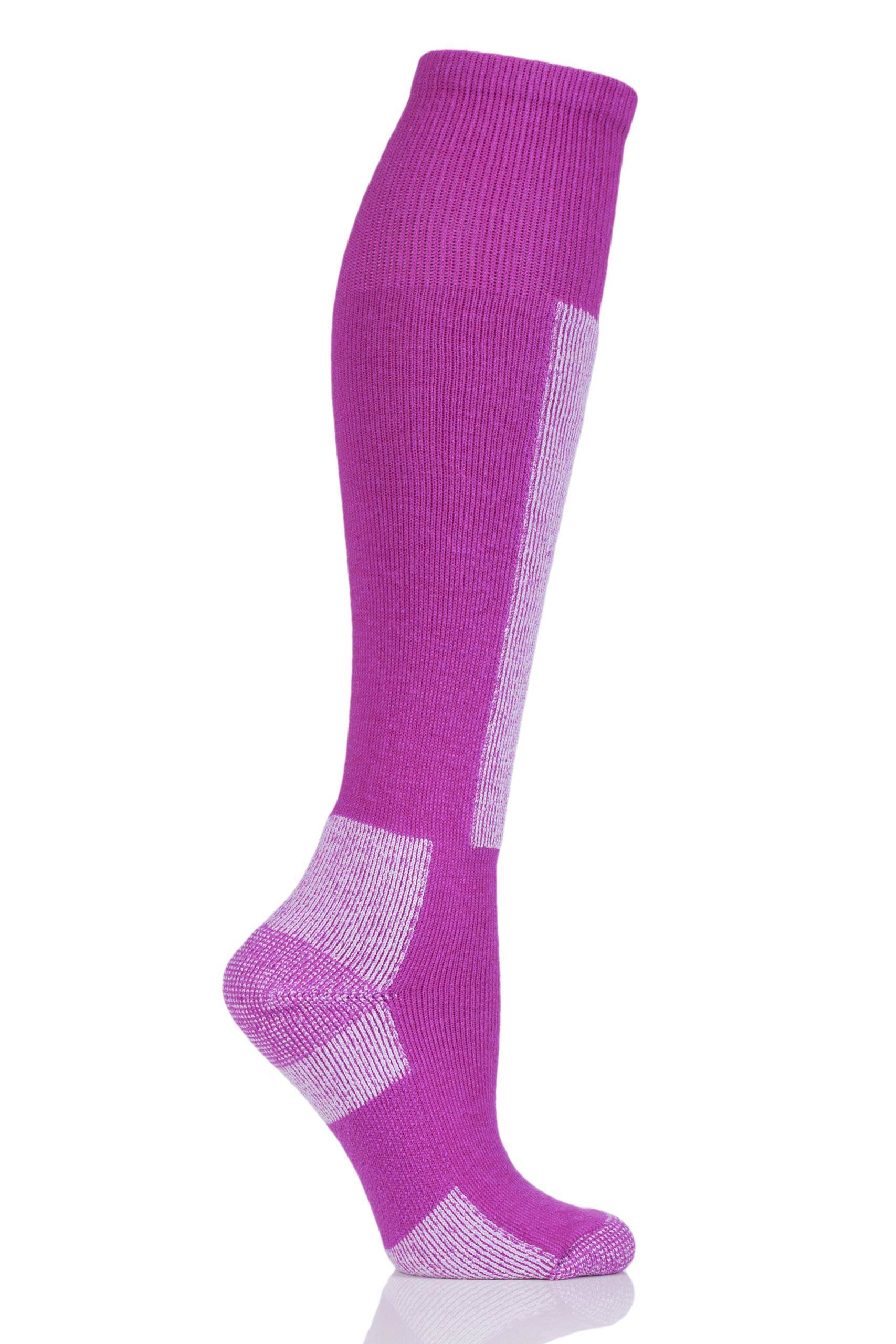 Thorlo Lightweight Ski Socks Purple UK 2.5-4.5