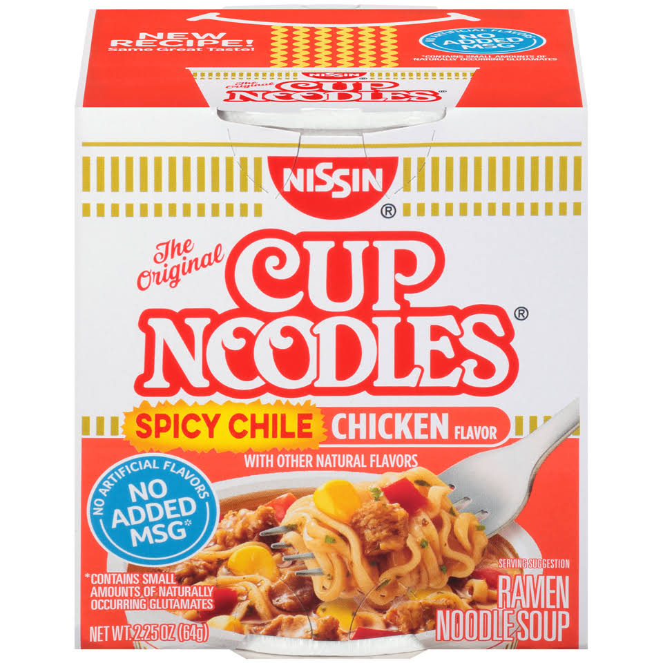 Nissin Cup Noodles - Spicy Chicken, 2.25oz