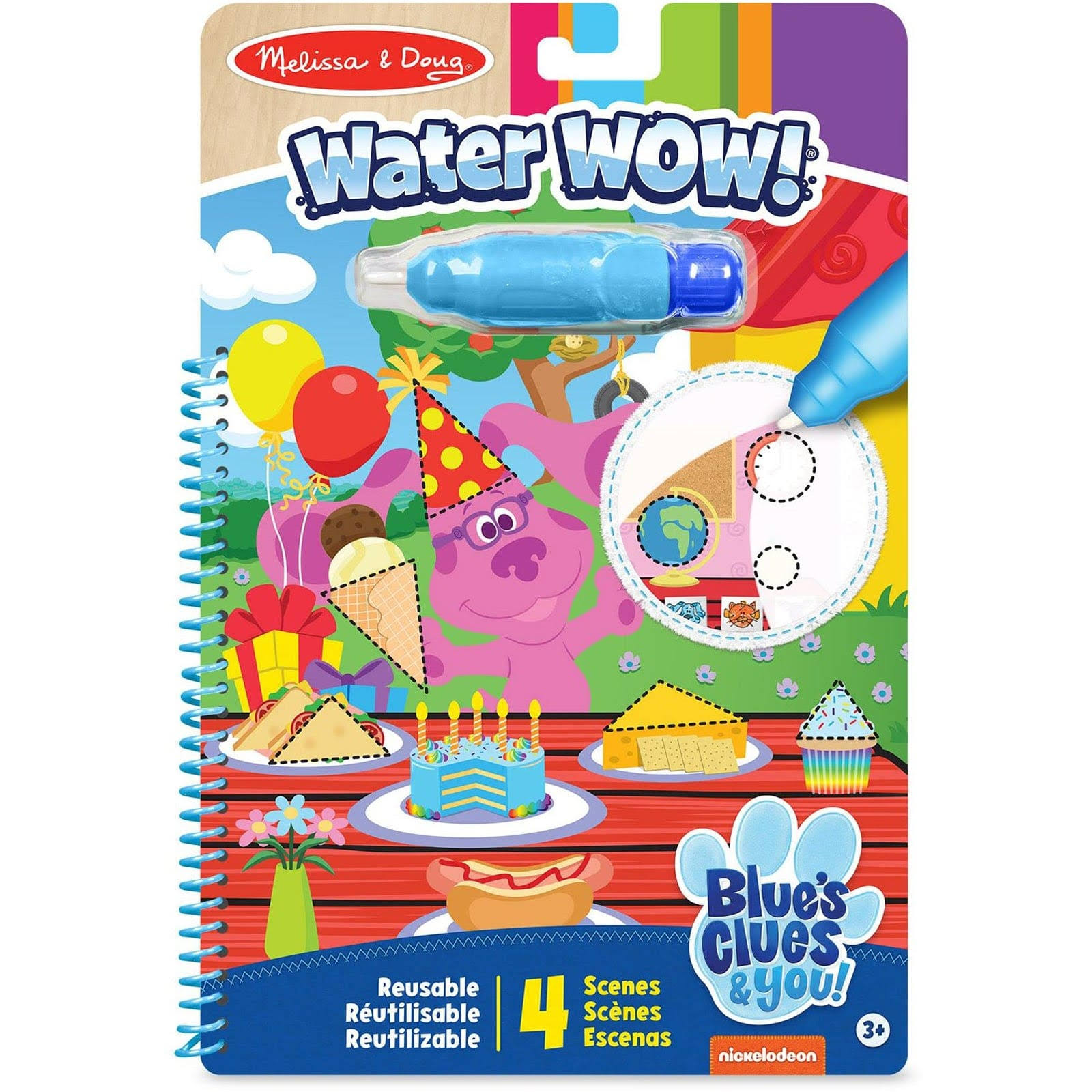 Melissa & Doug Blue's Clues & You Water WOW! Shapes/Colours